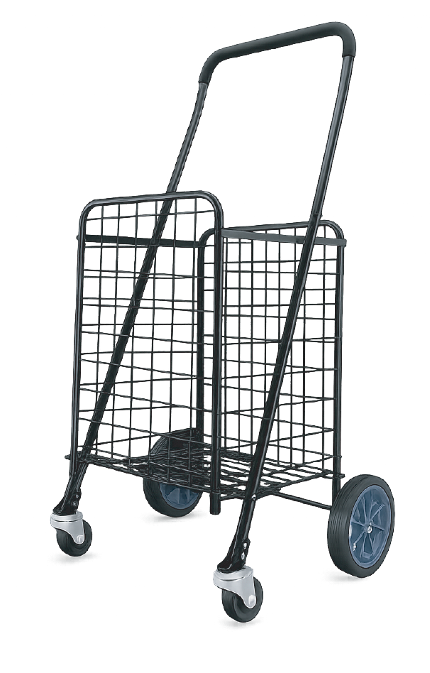 Wire folding shopping cart